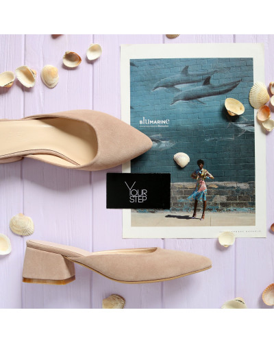 Мюлі із натуральної замші Арт. 457-5/53Ок