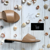 Шльопанці з карамельної шкіри Арт. 10-26/33