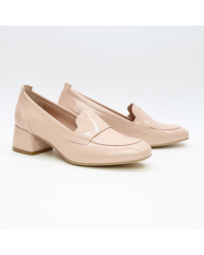 Туфли из наплака оттенка пудра Арт. 456-3/53Ok-П