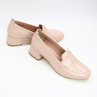 Туфли из наплака оттенка пудра Арт. 456-3/53Ok-П