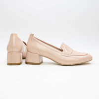 Туфли из наплака оттенка пудра Арт. 456-3/53Ok-П