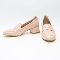 Туфли из наплака оттенка пудра Арт. 456-3/53Ok-П
