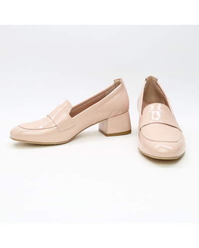 Туфли из наплака оттенка пудра Арт. 456-3/53Ok-П