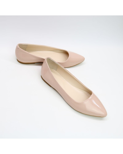Лакові балетки з гострим носом Арт.17-2
