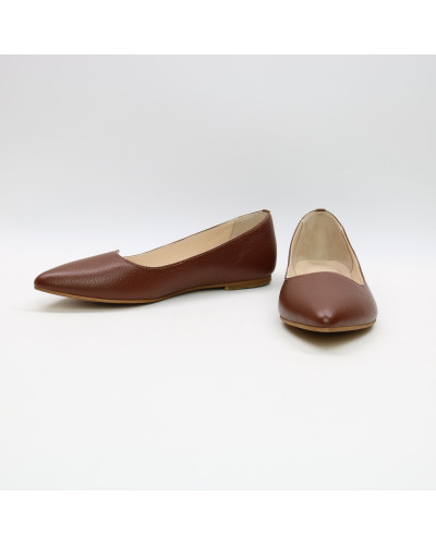 Балетки з рудої шкіри Арт.: 17-6