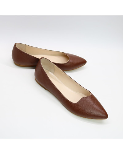 Балетки з рудої шкіри Арт.: 17-6