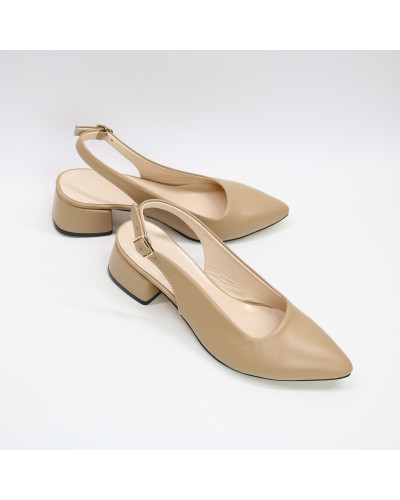 Слінгбеки з карамельної шкіри Арт. 457-3/53Ок