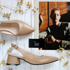 Слінгбеки з карамельної шкіри Арт. 457-3/53Ок