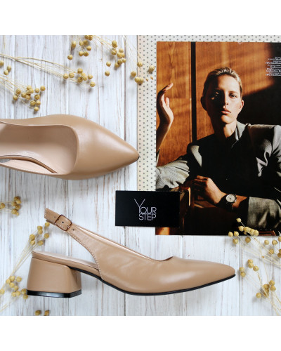 Слінгбеки з карамельної шкіри Арт. 457-3/53Ок