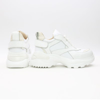 Білі шкіряні кросівки Арт. As-9/Sonya2