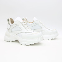 Білі шкіряні кросівки Арт. As-9/Sonya2