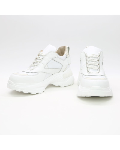 Білі шкіряні кросівки Арт. As-9/Sonya2