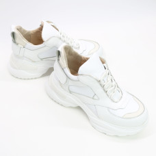Білі шкіряні кросівки Арт. As-9/Sonya2