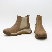 Ботинки из бежевого нубука Арт. 176-2(Av)