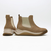 Ботинки из бежевого нубука Арт. 176-2(Av)