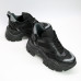 Кроссовки из черной кожи со вставками Арт. As-9/21080