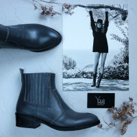 Черевики із сірої шкіри Арт. 306-4