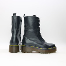 Черевики із синьої шкіри Арт. 12-30/22б/ф