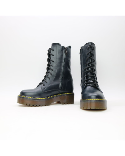 Черевики із синьої шкіри Арт. 12-30/22б/ф