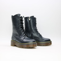 Черевики із синьої шкіри Арт. 12-30/22б/ф