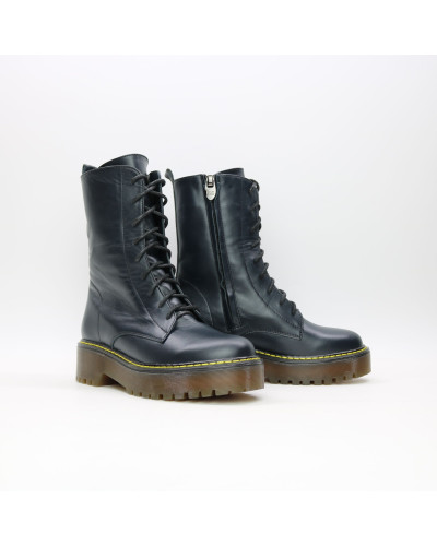 Черевики із синьої шкіри Арт. 12-30/22б/ф