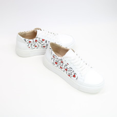 Білі шкіряні кеди Арт.Om-2/192