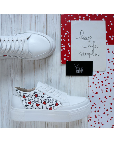 Білі шкіряні кеди Арт.Om-2/192