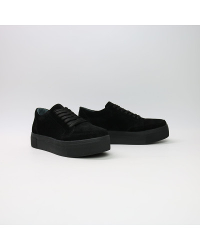 Кеди із чорної замші Арт. Om-2/192