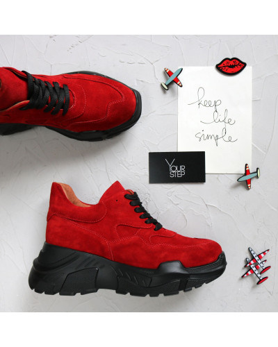 Кросівки червоного кольору Арт. 218-1/21950