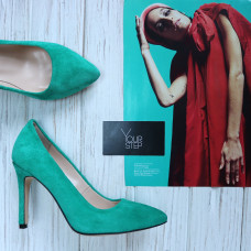 Замшеві туфлі-човники Арт. 35-1/60Ок