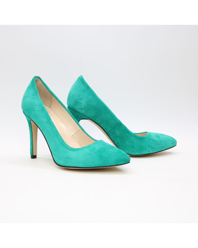 Замшеві туфлі-човники Арт. 35-1/60Ок