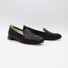 Лофери із чорної шкіри Арт. 156-1/33