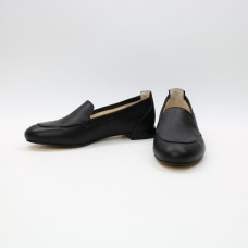 Лофери із чорної шкіри Арт. 156-1/33