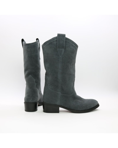 Козаки із сірої замші Арт. 306-3