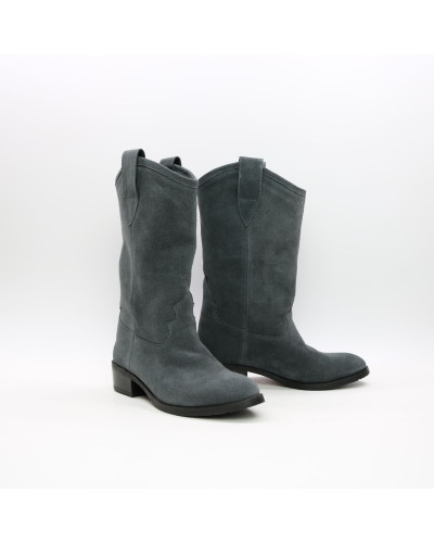 Козаки із сірої замші Арт. 306-3