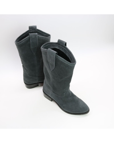 Козаки із сірої замші Арт. 306-3