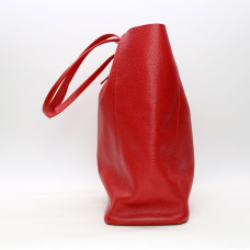 Шопер з червоної шкіри флотар Арт. YS-4080