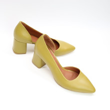 Туфлі-човники кольору оливки Арт. 657-2/47Ок