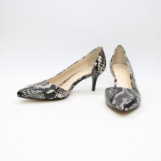 Туфлі-човники бежево-чорного кольору Арт. 657-2/36