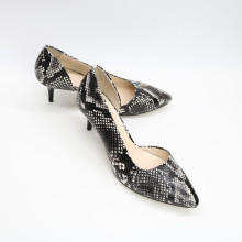 Туфлі-човники бежево-чорного кольору Арт. 657-2/36