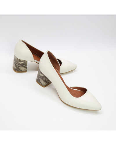 Туфлі-човники бежевого кольору Арт. 657-2/47Ок