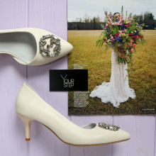 Туфлі-човники з світло-бежевої шкіри Арт. 657-2/36-57583