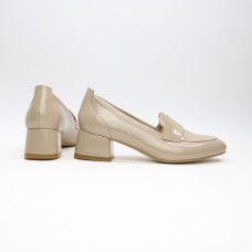 Туфли из темно-бежевого наплака Арт. 456-3/53Ok-П