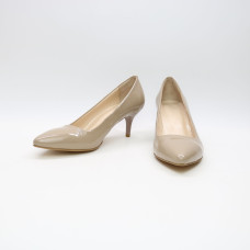 Бежеві туфлі-човники з лаку Арт. 657-1/36
