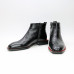 Ботинки из черного наплака с квадратным носом Арт. 105-4