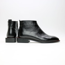 Ботинки из черного наплака с квадратным носом Арт. 105-4