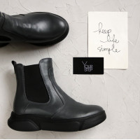 Челсі із сірої шкіри Арт. 12-1/187