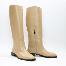 Шкіряні чоботи із квадратним носом Арт. 105-3