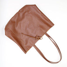 Шопер з рудої шкіри флотар Арт. YS-4080