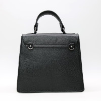 Шкіряна сумка чорного кольору Арт. YS-1001